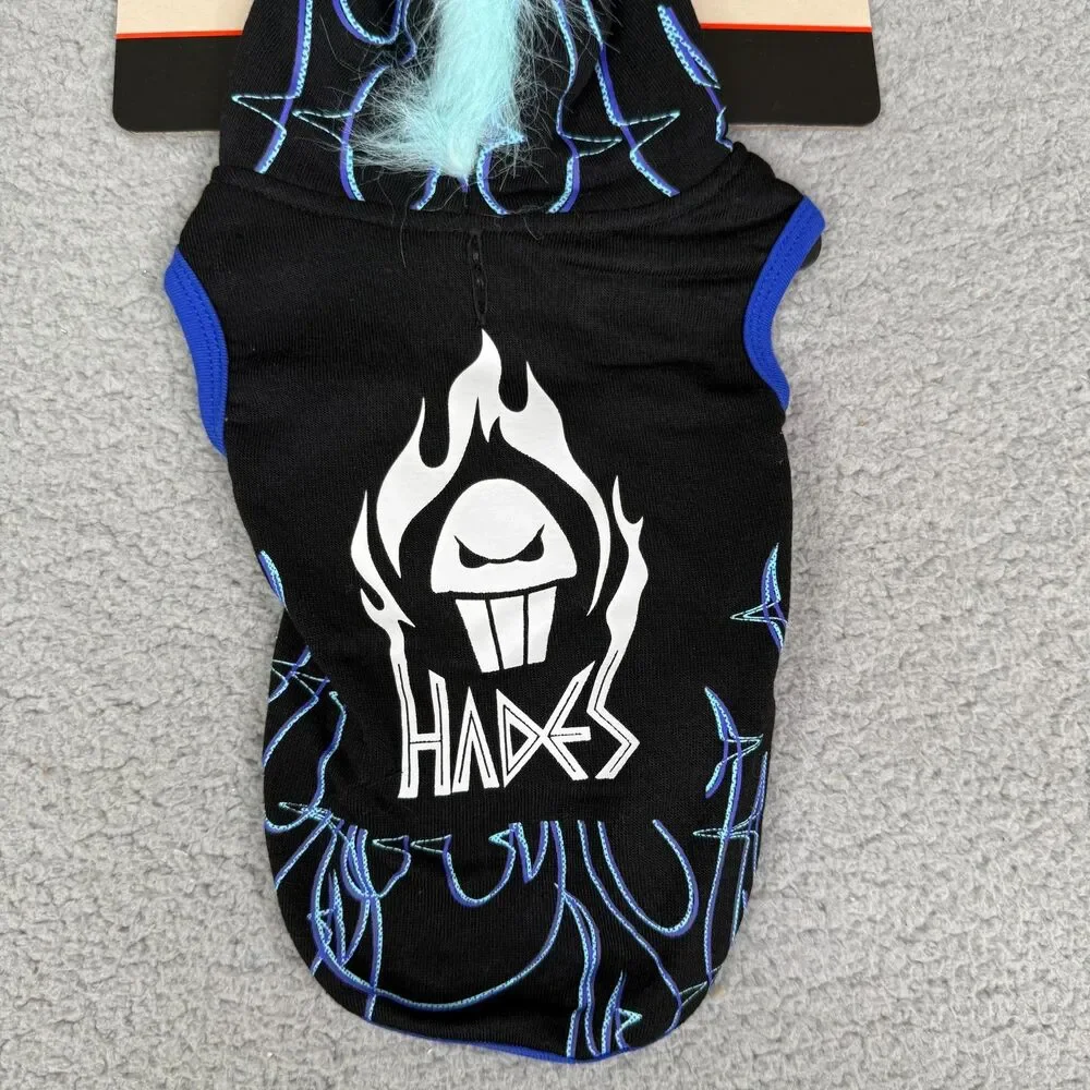 Disney Tails‎ Hades Dog Costume Hoodie Size XS Hercules Villain Pet Apparel NWT